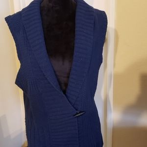 Navy blue sweater vest